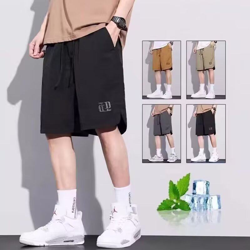 冰丝短裤男士夏季薄款外穿速干沙短裤