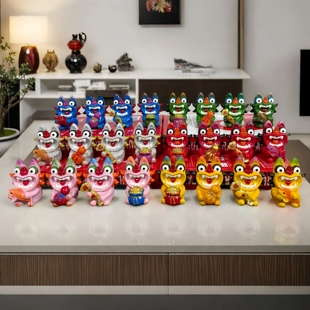 新款瓦猫瓦当猫招财灵兽云南旅游纪念品非遗伴手礼物创意桌面摆件