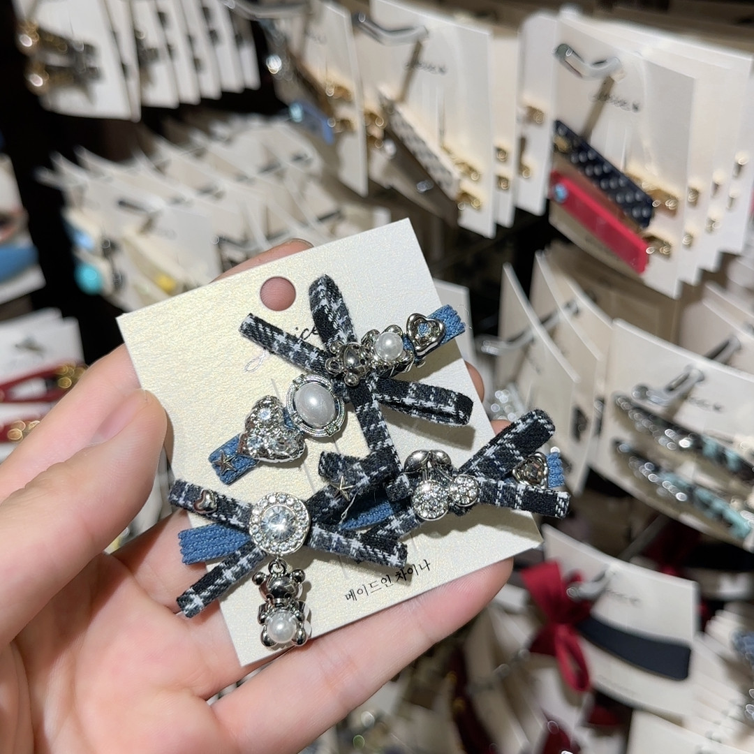 蓝色鸭嘴夹一对,饰品/流行首饰/时尚饰品新,发饰,淘宝优惠券,粉丝福利购,淘宝优惠卷