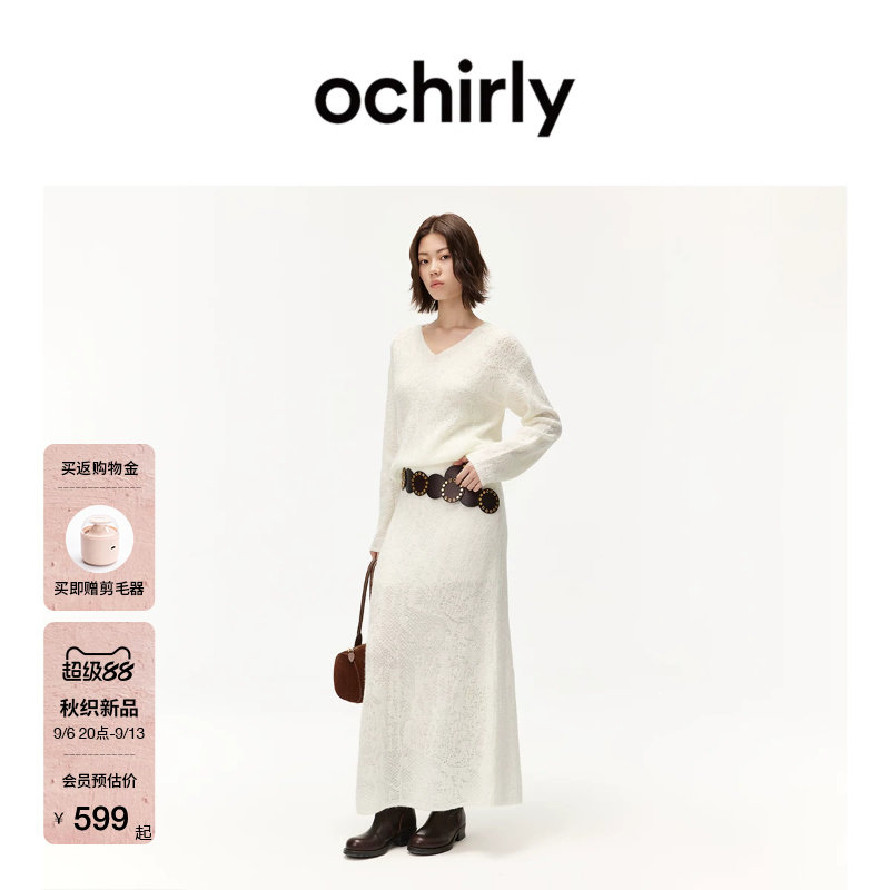 OCHIRLY欧时力毛衣/半裙/连衣裙图片