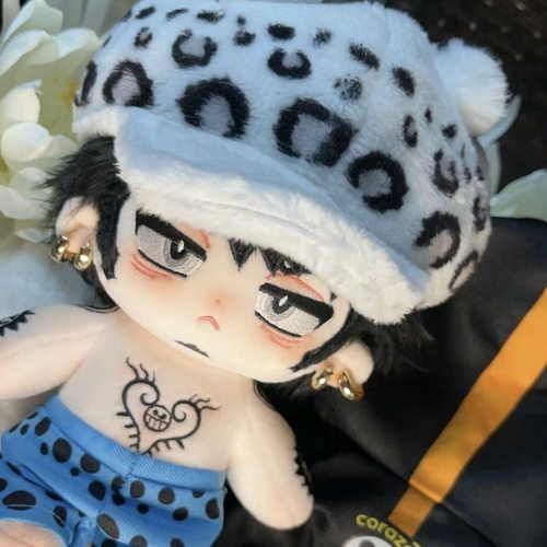 海贼王特拉法尔加罗属性20CM棉花娃娃公仔正品动漫周边二次元礼物