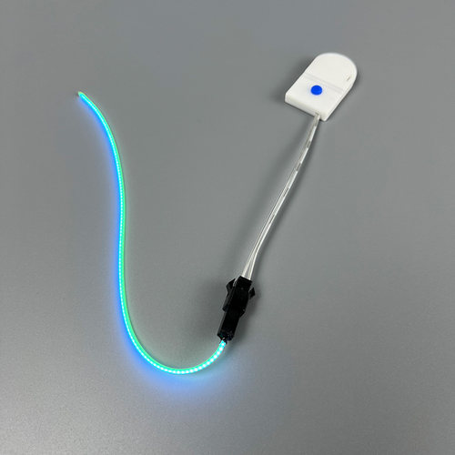 360度发光超细1mm灯条cob线性灯带柔性灯丝3v全向发光可弯曲