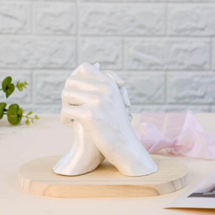 宝宝立体手模脚模克隆粉 倒模粉模型粉印泥宝宝DIY记念品礼物石膏