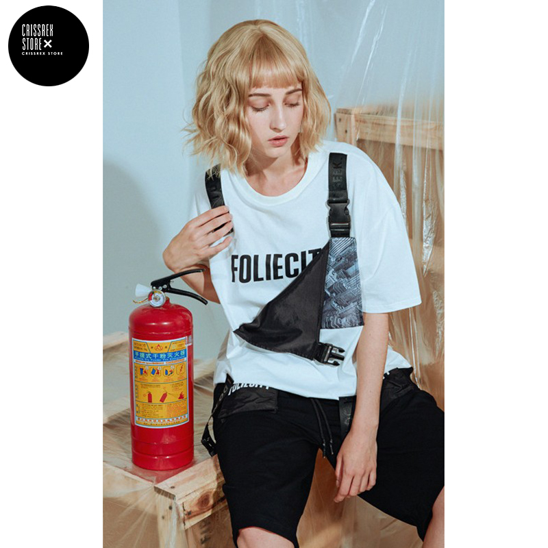 FOLIECITY 2018S/S ²å¿Û»úÄÜÓ¡»¨¶à¹¦ÄÜtÐôÏÄÇé¿íËɶÌÐäÄÐÅ®tee