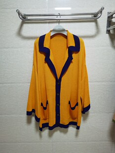 23春夏宽松版 特价 篙端品 GU** 22310 舒适显瘦针织开衫
