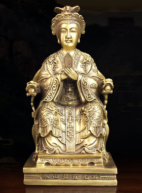 铜像泰山奶奶神像佛像