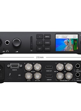 Blackmagic Design BMD UltraStudio 4K Mini HD外置雷电3采集输4