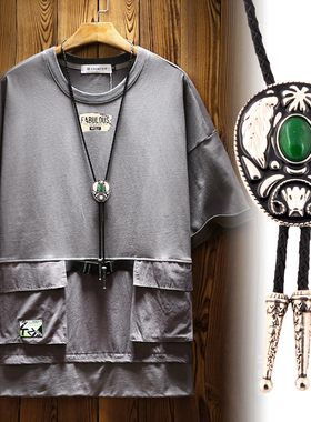 现货百搭猫鼠游戏波洛男绿色项链