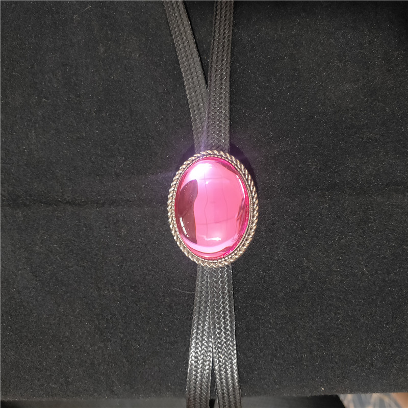 时光宝石织带款男女百搭项链新品