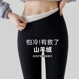 鲨鱼保暖显瘦芭比裤 义乌秋冬加绒打底裤 高腰收腹裤 大码 女外穿新款
