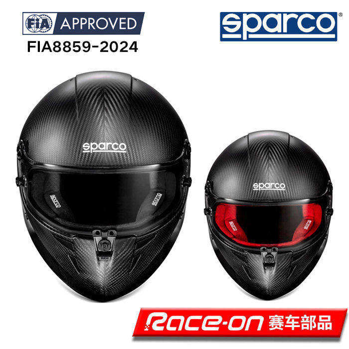SPARCO STEALTH RF CARBON碳纤维赛车头盔FIA8859-2024认证