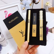 Bộ trang điểm mascara + bút kẻ mắt + son môi ba mảnh phù hợp với bộ trang điểm hộp quà tặng son môi đỏ retro - Kem Mascara / Revitalash