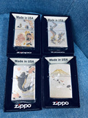 电镀鲤鱼 zippo打火机正品 舞姬女郎 和服左伞樱花 鱼跃龙门 日版