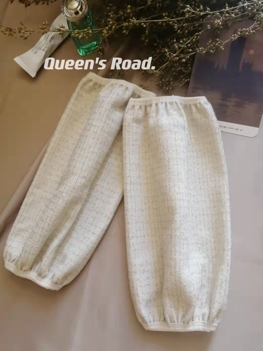 韩版ins新款时尚百搭气质长款秋冬袖套短款办公上班套袖防污护袖