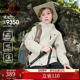 骆驼儿童秋冬冲锋衣三合一防风保暖登山服中大童滑雪服女童外套男