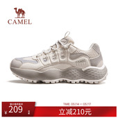 骆驼花生鞋 厚底情侣款 户外休闲鞋 休闲网面透气运动鞋 鞋 男女款