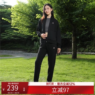 情侣款 透气百搭外套长裤 春秋季 立领时尚 两件套 新款 骆驼运动套装