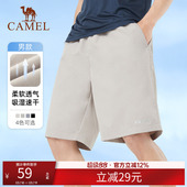 新款 春夏季 宽松薄款 透气休闲裤 骆驼运动短裤 梭织凉感速干裤 男女款