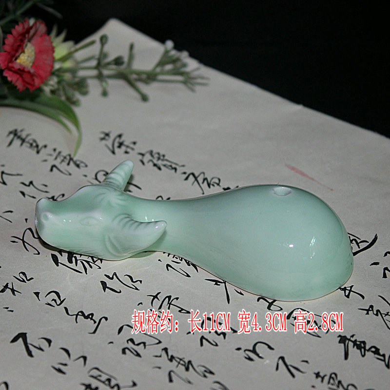景德镇瓷器书画文房龟调色水滴