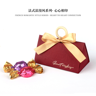 小红书喜糖搭配好送同事结婚专用礼盒成品含糖婚礼新款免包装婚糖