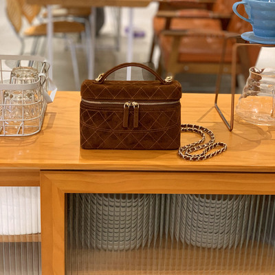 小香风磨砂编织包LP饭盒包学生包