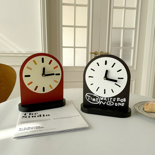 设计款家居装饰超静音座钟摆件
