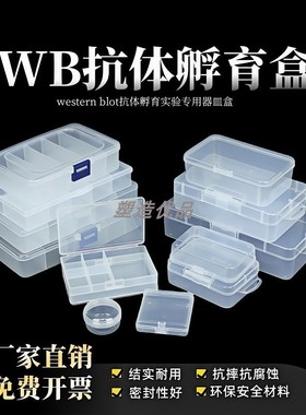 wb抗体孵育盒western blot免疫组化湿盒 多规格实验小盒 医疗收纳