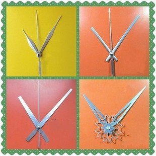 银色指针十字绣DIY金属钟针表针石英钟挂钟秒针学生手工制作钟针