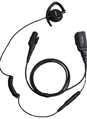 海能达PD780对讲机耳机EHN17 Hytera PD980可调节耳挂分体耳麦