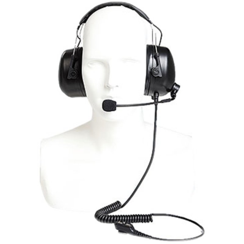 海能达降噪耳机ECN18pd780 pd980重型头戴式对讲机耳麦hytera