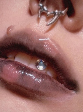 TRIBAL FANGS HINGED SEGMENT FAKE NOSE RING G23钛合金鼻环