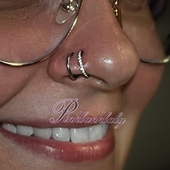 欧美跨境G23高品质钛合金镶钻锆石鼻环耳环多用途万能环穿刺饰品