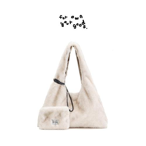 FYOGS｜环保皮草hobo单肩包