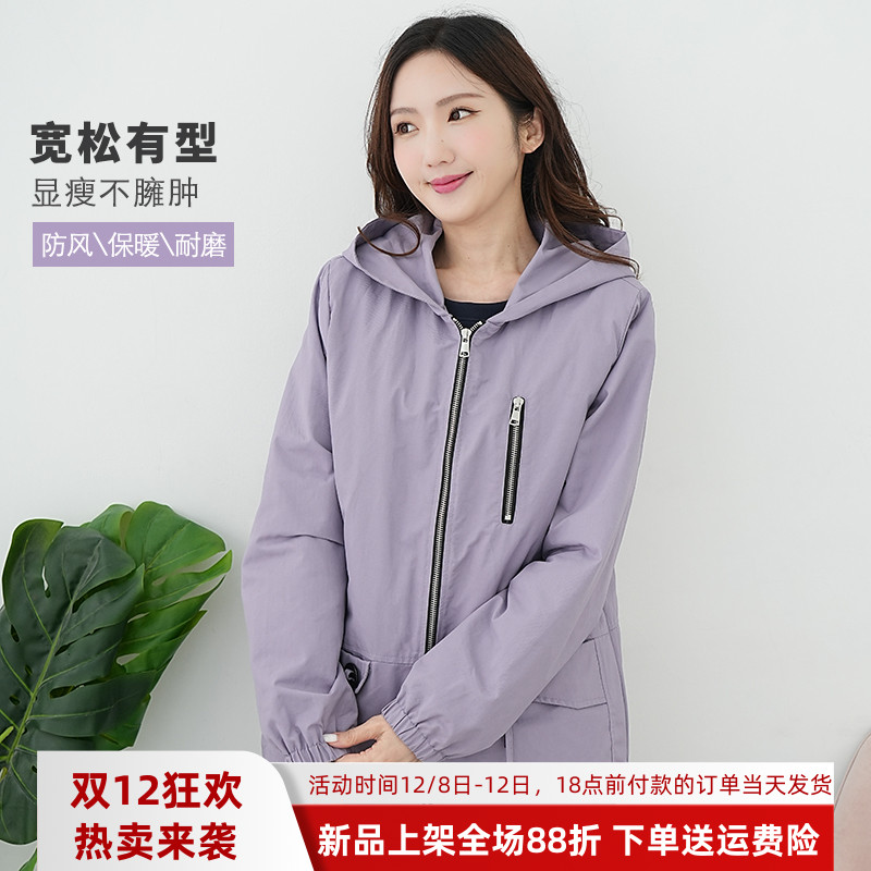 韩版连帽拉链棉衣2025胖mm上衣