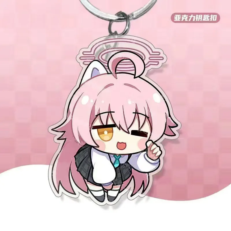 碧蓝档案蔚蓝档案周边钥匙扣 星野白子阿罗娜 动漫亚克力包包挂件