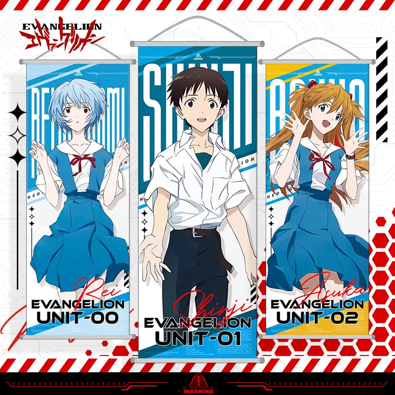 EVA动漫周边人物挂画明日香  玛丽  绫波丽挂画装饰画