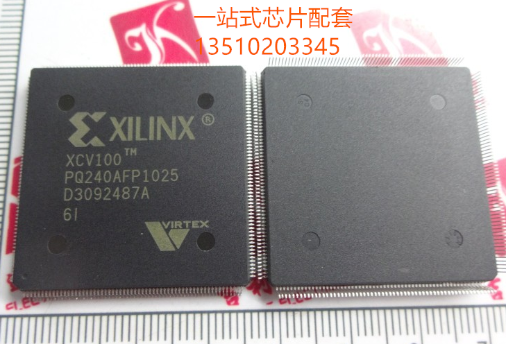 XCV100-4PQG240I QFP-240全新原装，专业配单-封面