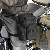 OZUKO骑行战术腿包男士 绑腿包摩托车摩旅骑士包多功能运动单肩包