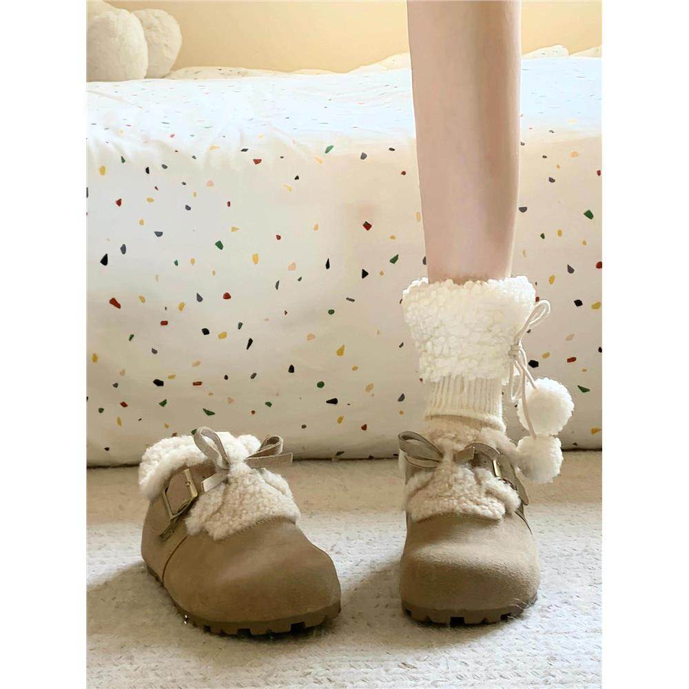 全包软底勃肯鞋女2025新款冬季加绒雪地靴覆古博肯单鞋保暖棉鞋子,女鞋,勃肯鞋/软木鞋,淘宝优惠券,粉丝福利购,淘宝优惠卷