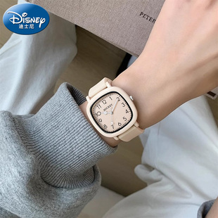 迪士尼手表女款 初高中学生考试专用中考女生高颜值只看时间石英