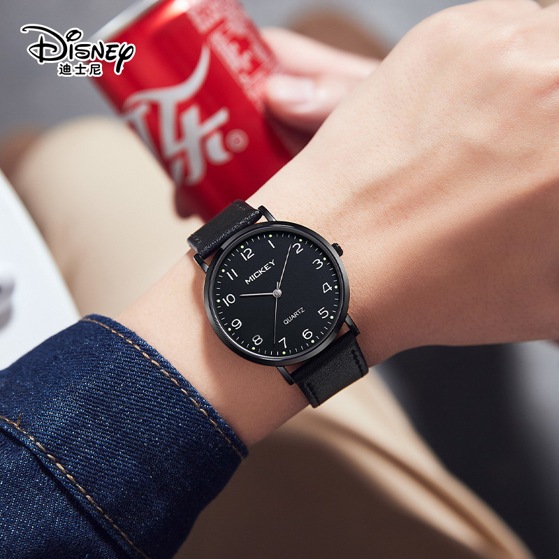 迪士尼2025年新款男学生手表静音