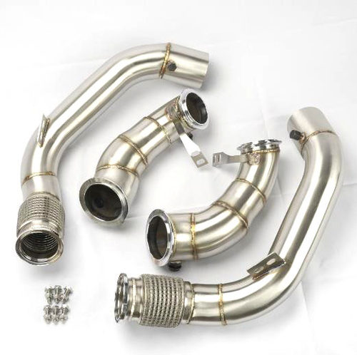 S63 4.4L排气头段适用于BMW M5 M8 X5M X6M V-Band卡箍接口F90