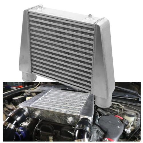 改装铝制通用中冷器280x270x66mm进出口外径63mm适用于涡轮前置