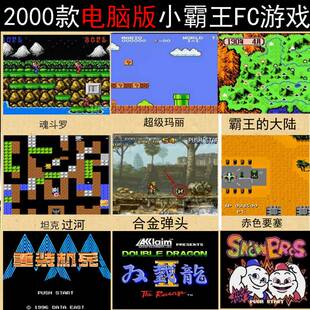 怀旧红白机/街机2000款电脑游戏资源包送模拟器单机FCsteam离线ns