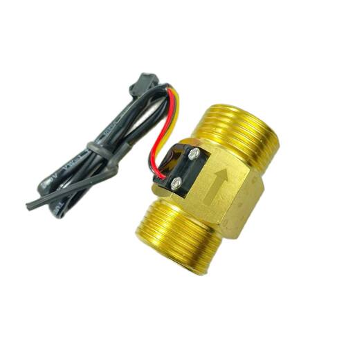 USC-HS10TA铜1寸水流量传感器DN25霍RS485尔液体流量计4-45L/min