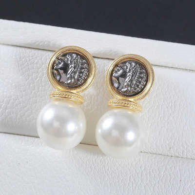 头像新款珍珠配件S925纯银宫廷风