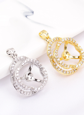 几何异形吊坠项链气质DIY配件