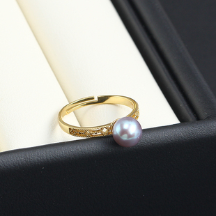 S925纯银DIY戒指 简约复古戒托配件大气质优雅开口可调节配饰送礼