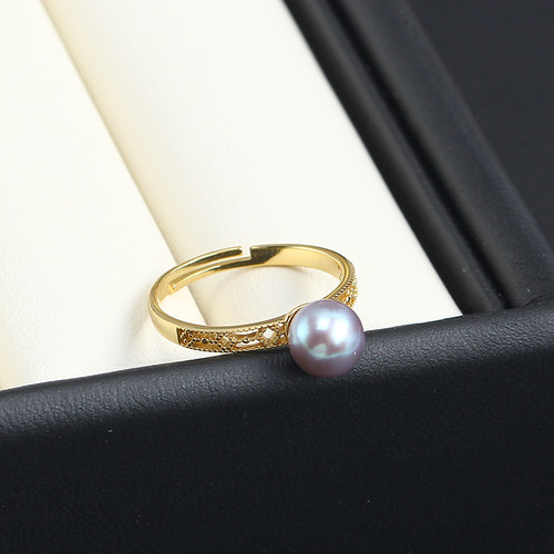 戒指简约复古戒托配件大气质优雅