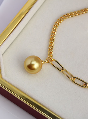 DIY珍珠配件回形针手链空托